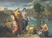 Nicolas Poussin The Finding of Moses oil